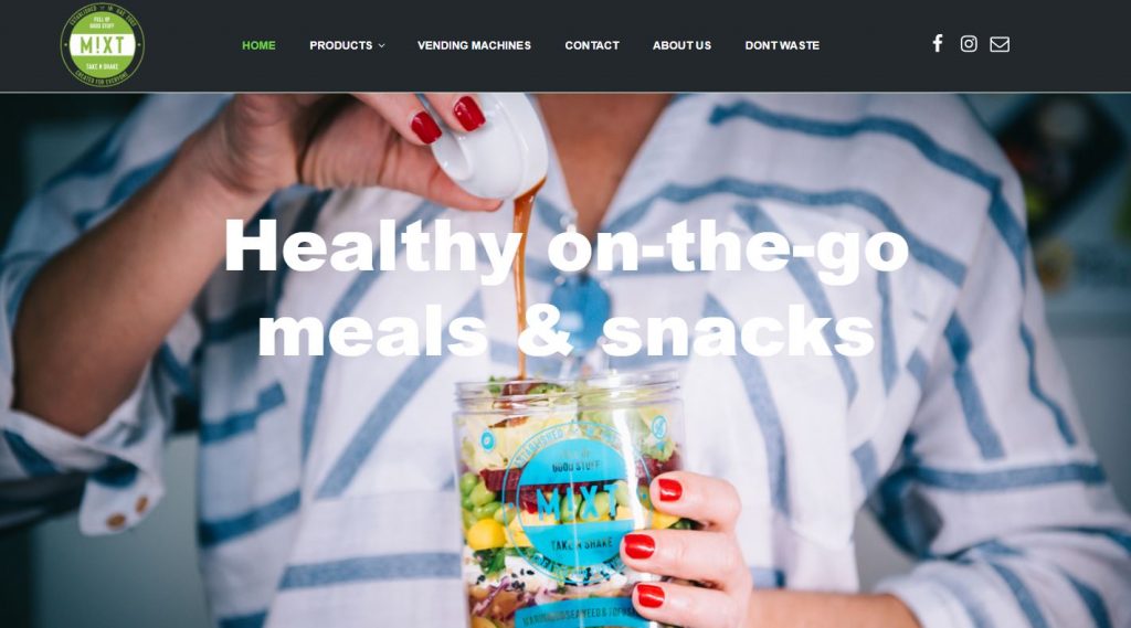 Salads webshop in UAE - Mixt